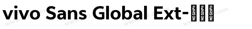 vivo Sans Global Ext字体转换